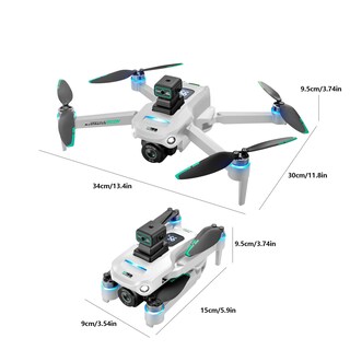 Foto 6 | Foto 6 | Dron Con Cámara, Pantalla Gps, Control Remoto, Plegable - Venta Internacional.
