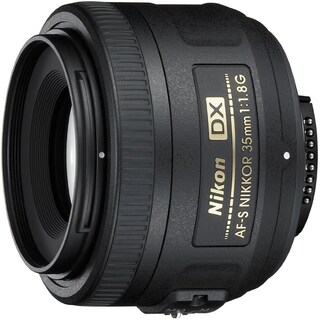 Foto 1 | Foto 1 | Lente Nikon Af-s Dx Nikkor 35 Mm F/1.8g Con Enfoque Automático, Color Negro - Venta Internacional.