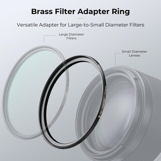 Foto 2 | Foto 2 | Anillo Adaptador De Filtro De Lente K&f Concept De 58 Mm A 82 Mm, Latón - Venta Internacional.