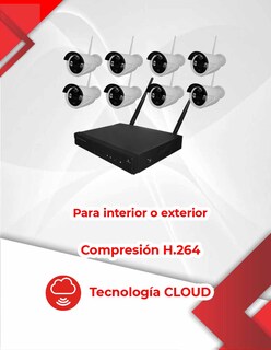 Foto 2 | Foto 2 | Kit 8 Cámaras Secucore Wifi Inalámbricas