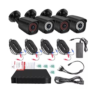 Foto 2 | Foto 2 | Kit Circuito Cerrado Eo Safe Imports Esi-6867 color Negro 4 Cámaras de Seguridad DVR 500 GB