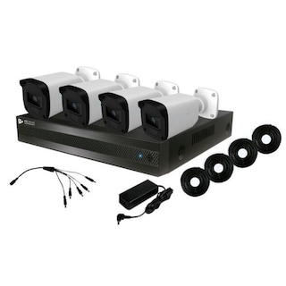 Foto 1 | Foto 1 | Sistema De Seguridad Cctv Dvr 4 Canales 4 Cámaras y Disco Duro 1 Tb Master Electrónicos Ms-4-1ahdkitn