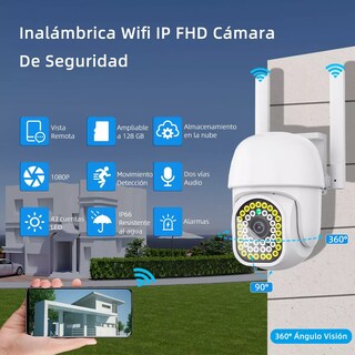 Foto 2 | Foto 2 | Cámara Seguridad Wifi Exterior Inalámbrica Eo Safe Imports Esi-9226 Blanco