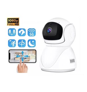 Foto 2 | Foto 2 | Cámara de Seguridad 360° Wifi 2MP Visión Nocturna 1080p Blanco
