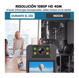 Foto 5 | Foto 5 | Cámara Inalámbrica 64 Gb Telele Webcam Negro