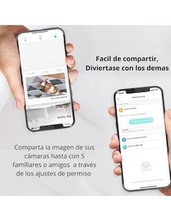 Foto 7 | Foto 7 | Cámara de Seguridad Inteligente para Interiores Graba En 2k Compatible con Alexa y Google