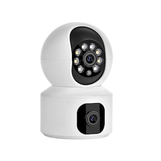 Foto 1 | Foto 1 | Camara De Seguridad Doble Lente Hd 1080p Wifi Ptz 360 Grados Android Iphone