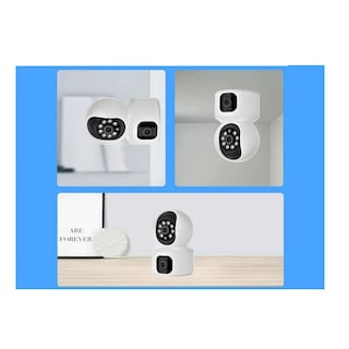 Foto 4 | Foto 4 | Camara De Seguridad Doble Lente Hd 1080p Wifi Ptz 360 Grados Android Iphone