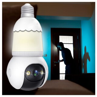 Foto 3 | Foto 3 | Camara De Vigilancia Wifi Tipo Foco 4mpx Con Luz Led Vision Nocturna Con Movimiento
