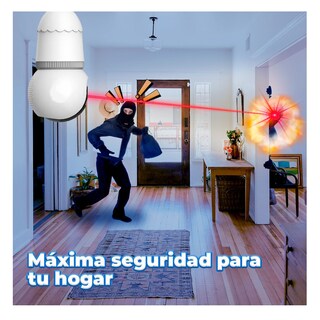 Foto 5 | Foto 5 | Camara De Vigilancia Wifi Tipo Foco 4mpx Con Luz Led Vision Nocturna Con Movimiento