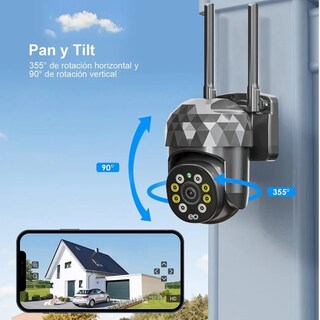 Foto 2 | Foto 2 | Language Cámara Seguridad Wifi 2mp Hd Videovigilancia Remota/alarmaa Eo Safe Imports Esi-3421-1 Negro