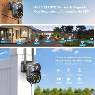 Foto 3 | Foto 3 | Language Cámara Seguridad Wifi 2mp Hd Videovigilancia Remota/alarmaa Eo Safe Imports Esi-3421-1 Negro