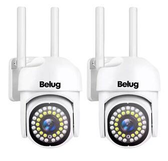 Foto 1 | Foto 1 | Cámara de Seguridad Belug Wifi Hd 360° 2 Piezas Blancas