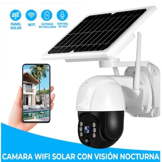 Foto 5 | Foto 5 | Cámara De Seguridad Solar Wifi Con Resolución De 2mp Y Visión Nocturna