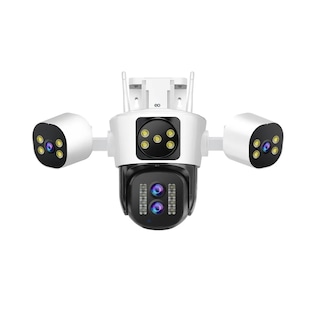 Foto 1 | Foto 1 | Cámaras De Seguridad 16mp Cuatro Lentes Zoom 10x 1440p Eo Safe Imports Esi-19552 Blanco