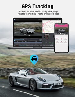Foto 4 | Foto 4 | Dash Cam Ombar 5g Wifi Gps De 3 Canales 2k+1080p+1080p Con 64 Gb - Venta Internacional.