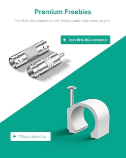 Foto 3 | Foto 3 | Paquete De 4 Cables De Alimentación De Vídeo Annke De 30 M Con Conectores Y Clips - Venta Internacional.
