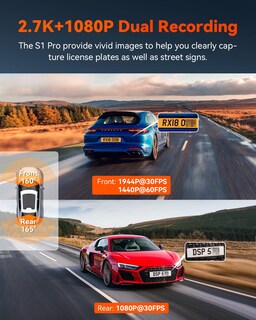 Foto 2 | Foto 2 | Dash Cam Vantrue S1 Pro 2.7k, Doble 5g Wifi Frontal Y Trasera - Venta Internacional.