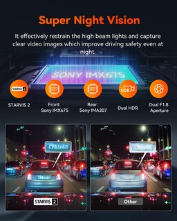 Foto 3 | Foto 3 | Dash Cam Vantrue S1 Pro 2.7k, Doble 5g Wifi Frontal Y Trasera - Venta Internacional.