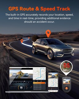 Foto 5 | Foto 5 | Dash Cam Vantrue S1 Pro 2.7k, Doble 5g Wifi Frontal Y Trasera - Venta Internacional.