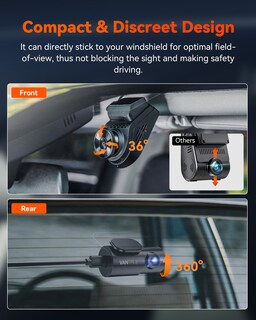 Foto 7 | Foto 7 | Dash Cam Vantrue S1 Pro 2.7k, Doble 5g Wifi Frontal Y Trasera - Venta Internacional.