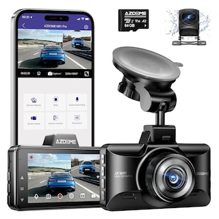 Foto 1 | Foto 1 | Dash Cam Azdome M01 Pro 3k Wifi Delantera/trasera De 64 Gb Con Adas - Venta Internacional.