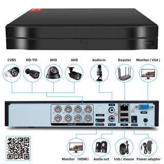 Foto 6 | Foto 6 | 2nlf 5mp Kit Dvr 8 Camaras Camaras Circuito Cerrado 1tb