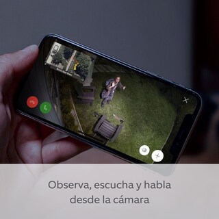 Foto 4 | Foto 4 | Cámara De Seguridad Con Luces Y Sirena Inalámbrica Ring Pro Color Blanco