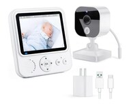 Monitor de Video para Bebés con Cámara de Visión Nocturna