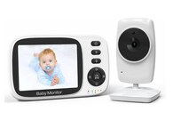 Monitor de Video para Bebés con Cámara de Visión Nocturna