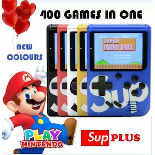 Foto 1 | Foto 1 | Miniconsola Sup Portable Retro 400 Games Con Gamepad Amarillo - Venta Internacional.