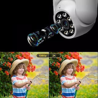 Foto 3 | Foto 3 | Cámara de Seguridad Exterior Wifi Inalámbrica 1080p Eo Safe Imports Esi-6866 color Blanco