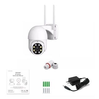 Foto 5 | Foto 5 | Cámara de Seguridad Exterior Wifi Inalámbrica 1080p Eo Safe Imports Esi-6866 color Blanco