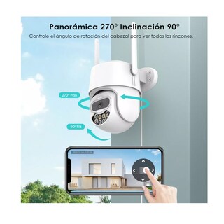 Foto 3 | Foto 3 | Cámara de Seguridad Eo Safe Imports ESI-6872 color Blanco