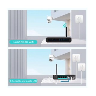 Foto 5 | Foto 5 | Cámara de Seguridad Eo Safe Imports ESI-6872 color Blanco