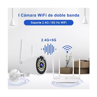 Foto 3 | Foto 3 | Cámara de Seguridad Wifi Belug con Alarma para Exterior