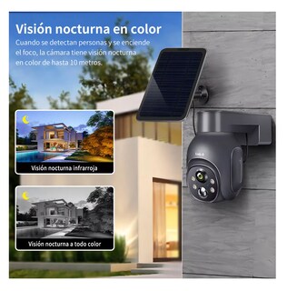 Foto 5 | Foto 5 | Cámara De Seguridad Lab.g Con Resolución 2k Visión Nocturna Incluida Negro