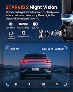 Foto 3 | Foto 3 | Dash Cam 70mai X800 4k Delantera Y Trasera Sony Imx678 4g Lte - Venta Internacional.