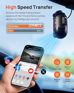 Foto 4 | Foto 4 | Dash Cam 70mai X800 4k Delantera Y Trasera Sony Imx678 4g Lte - Venta Internacional.