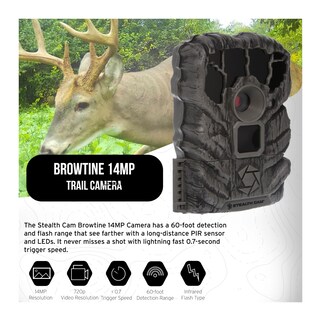Foto 2 | Foto 2 | Cámara Trail Stealth Cam Browtine De 14 Mp Con Tarjeta De Memoria De 32 Gb - Venta Internacional.