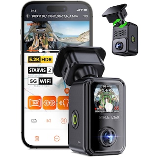 Foto 1 | Foto 1 | Dash Cam Vantrue E360 5.2k, Vista Panorámica De 360°, Wifi Y Gps De 512 Gb - Venta Internacional.