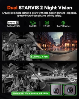 Foto 3 | Foto 3 | Dash Cam Vantrue E360 5.2k, Vista Panorámica De 360°, Wifi Y Gps De 512 Gb - Venta Internacional.