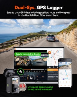 Foto 6 | Foto 6 | Dash Cam Vantrue E360 5.2k, Vista Panorámica De 360°, Wifi Y Gps De 512 Gb - Venta Internacional.