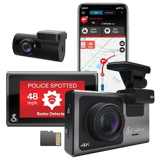 Foto 1 | Foto 1 | Dash Cam Cobra Sc 400d Smart Uhd 4k Con Cámara Trasera Alexa De 32 Gb - Venta Internacional.