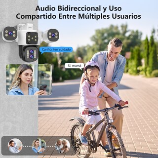 Foto 5 | Foto 5 | 2nlf 20mp Cámara De Seguridad Cuádruple Lente 360° Exterior Blanco