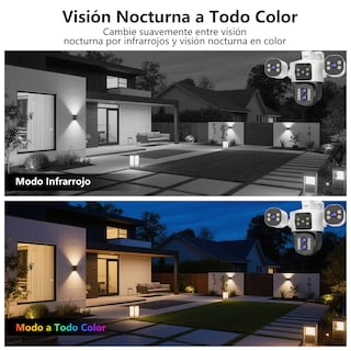 Foto 7 | Foto 7 | 2nlf 20mp Cámara De Seguridad Cuádruple Lente 360° Exterior Blanco