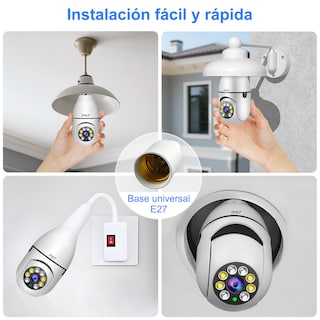 Foto 5 | Foto 5 | 2nlf Cámara De Seguridad De 360° Visión Nocturna Alarma