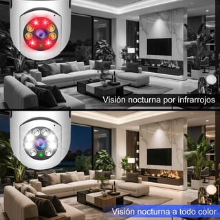 Foto 6 | Foto 6 | 2nlf Cámara De Seguridad De 360° Visión Nocturna Alarma