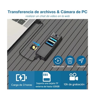 Foto 3 | Foto 3 | Cámara Inalámbrica Eo Safe Imports Esi-2982 color Negro 64 Gb Webcam