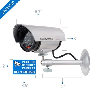 Foto 3 | Foto 3 | Cámara De Seguridad Ficticia Wali Bullet Tc-s4 Con Luz Led, Paquete De 4 - Venta Internacional.